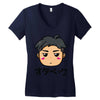 blush Women's V-Neck T-Shirt