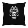 foxy racing Throw Pillow