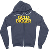gold digger Zipper Hoodie