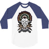 smokin pipes n feathers 3/4 Sleeve Shirt