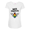 Bee proud Maternity Scoop Neck T-shirt