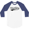 mathlete t shirt funny math humor geek nerd school athlete 3/4 Sleeve Shirt