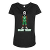 Scary Terry Maternity Scoop Neck T-shirt