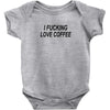 i love coffee Baby Onesie