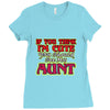 i'm cute see my ount Ladies Fitted T-Shirt