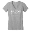 Bacon Noun Women's V-Neck T-Shirt