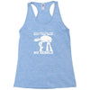 i'm all about that base Racerback Tank
