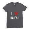 i heart rajesh Ladies Fitted T-Shirt