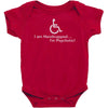 i am handicapped i'm psychotic Baby Bodysuit