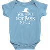 you shall not pass Baby Onesie
