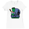spooky city creatures   hockey team Ladies Fitted T-Shirt