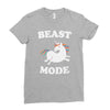 beast mode Ladies Fitted T-Shirt