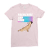 frenchies and yoga Ladies Fitted T-Shirt