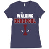 the walking deapool Ladies Fitted T-Shirt
