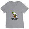 Happiness is Camp V-Neck Tee