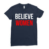 believe women Ladies Fitted T-Shirt