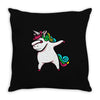 DABBİNG LEPRECHAUN UNİCORN Throw Pillow