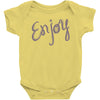 cute enjoy Baby Bodysuit