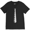 piano tie V-Neck Tee
