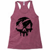 sea of theives skull Black Logo Racerback Tank