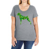boxer leaf Ladies Curvy T-Shirt