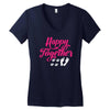happy together Women's V-Neck T-Shirt