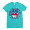 usa fourth of july Ladies Fitted T-Shirt