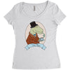 tea rex Women's Triblend Scoop T-shirt