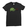normal ass turtle Ladies Fitted T-Shirt