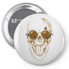 skull coffee Pin-back button