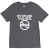 it's not cool to be cruel no bullies V-Neck Tee