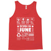 Born In June Tank Top