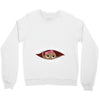 April Peeking Out Baby Girl Crewneck Sweatshirt