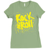 rock music r3 Ladies Fitted T-Shirt