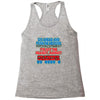push me around grandpa Racerback Tank