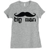 moustache Ladies Fitted T-Shirt