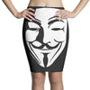 v per vendetta face film horror cinema&amp;tv Pencil Skirts