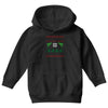 ugly dinosaur christmas Youth Hoodie