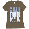 california republic Ladies Fitted T-Shirt