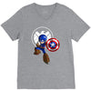 mega capt V-Neck Tee