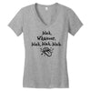 blah whatever Women's V-Neck T-Shirt