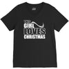 this girl loves christmas V-Neck Tee