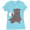 catffeinated Ladies Fitted T-Shirt