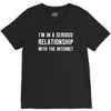 i'm in a serious relationship with the internet V-Neck Tee