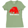 bad bull (2) Ladies Fitted T-Shirt