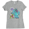 monsters fink Ladies Fitted T-Shirt