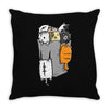 kittens in a pocket Throw Pillow