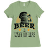 Beer A Way Of Life Ladies Fitted T-Shirt