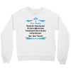 Dear Daddy, Thanks for Being my Dad Baby Boy Letter to Father Crewneck Sweatshirt