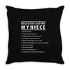 rules for dating my niece Throw Pillow